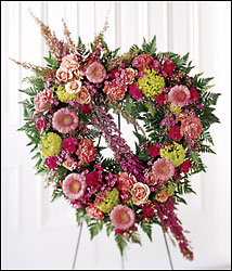 FTD Eternal Rest Heart Wreath