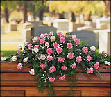 Heavenly Pink Casket Spray
