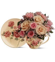 Teleflora's Victorian Teacup Bouquet