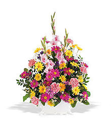 Spring Remembrance Basket from Swindler and Sons Florists in Wilmington, OH