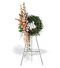 Peach Comfort Wreath