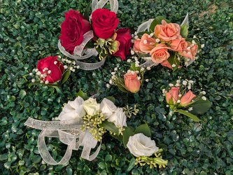 Corsages from Swindler and Sons Florists in Wilmington, OH