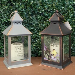 Sympathy Lantern Small from Swindler and Sons Florists in Wilmington, OH