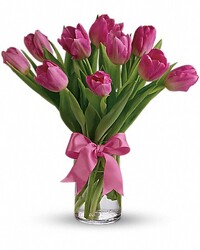 Preciously Pink Tulips  from Swindler and Sons Florists in Wilmington, OH