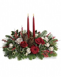 Christmas Wishes Centerpiece from Swindler and Sons Florists in Wilmington, OH Christmas Wishes Centerpiece from Swindler and Sons Florists in Wilmington, OH