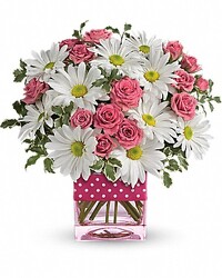 Polka Dot and Posies  from Swindler and Sons Florists in Wilmington, OH
