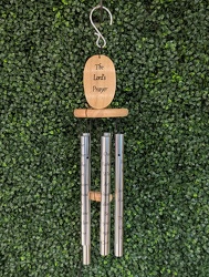 The Lords Prayer Wind Chime from Swindler and Sons Florists in Wilmington, OH