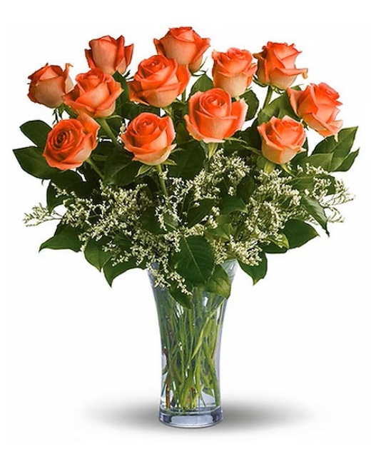 Dozen Orange Roses