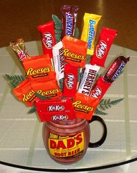 Rootin' for Dad's Candy from Swindler and Sons Florists in Wilmington, OH