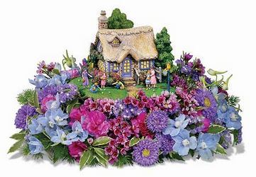 Teleflora's Kinkade Egg Hunt Bouquet (2008) from Swindler and Sons Florists in Wilmington, OH
