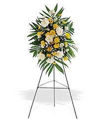 Yellow Dawn Spray from Swindler and Sons Florists in Wilmington, OH