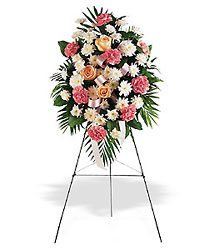 Gentle Thoughts Spray from Swindler and Sons Florists in Wilmington, OH