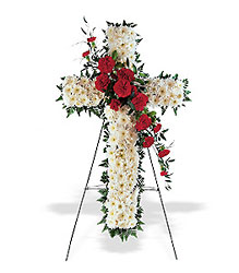 Hope and Honor Cross from Swindler and Sons Florists in Wilmington, OH Hope and Honor Cross from Swindler and Sons Florists in Wilmington, OH