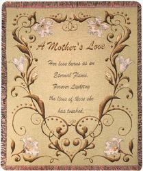 "A Mother's Love" Throw from Swindler and Sons Florists in Wilmington, OH