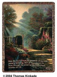 Garden of Grace Throw from Swindler and Sons Florists in Wilmington, OH