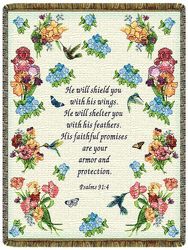 Psalm 91:4 with Hummingbirds from Swindler and Sons Florists in Wilmington, OH